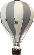 Super Balloon Decoratieve Luchtballon | Kinderkamer Decoratie | Luchtballon Mobiel babykamer | Beige/Dark-Grey Medium