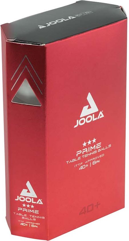 Balles De Tennis De Table Joola PRIME 3 Pièces - Blanches, ITTF, ABS, Compétition