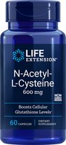 Life Extension NAC - N-Acetyl-L-Cysteine - 600 mg - 60 Capsules