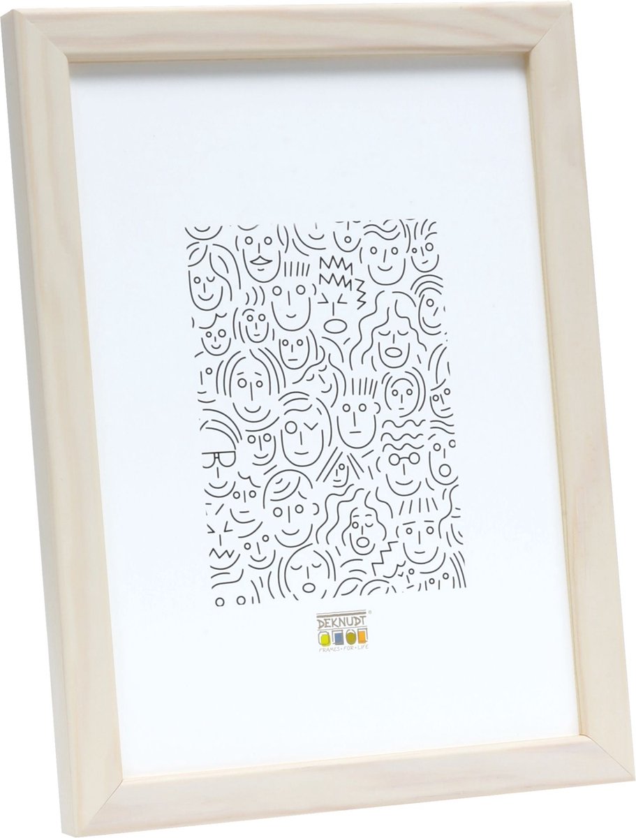 Deknudt Frames fotolijst S41Jl1 - hout - cremekleur - foto: 6x9 cm