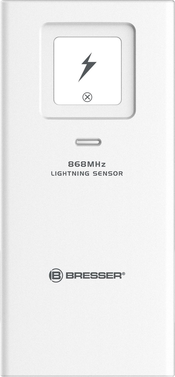 Bresser Bliksemsensor - Bereik ca. 100m - Met Lichtsignaal op Sensor