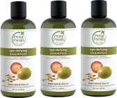 PETAL FRESH - Shampoo Grape Seed & Olive Oil - 3 Pak