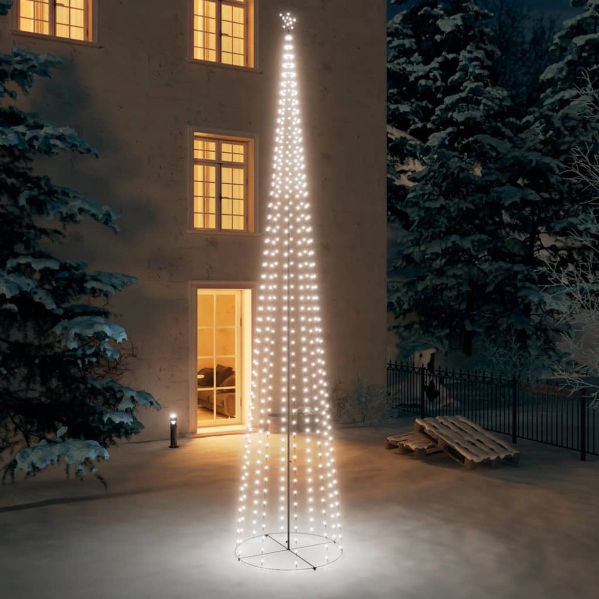 Prolenta Premium - Kegelkerstboom 752 LED's 160x500 cm koudwit