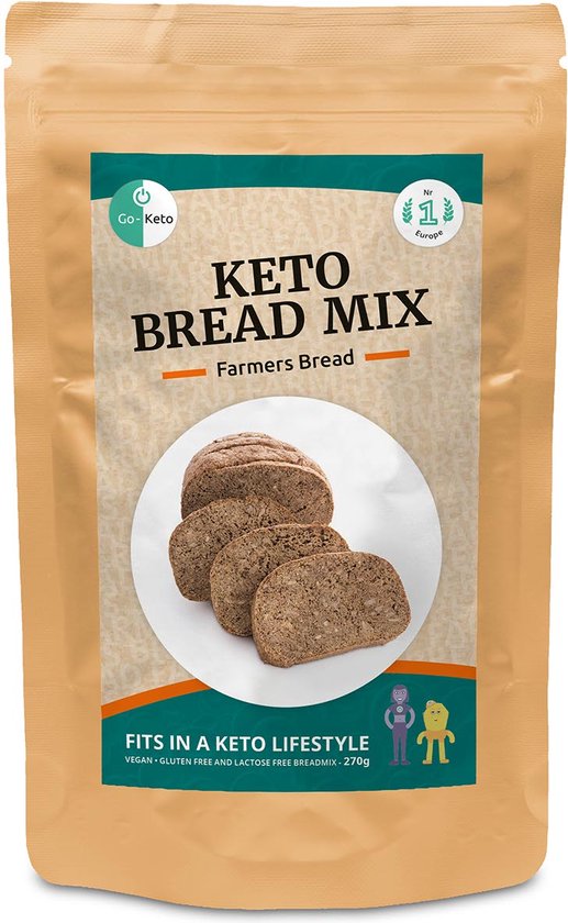 Foto: Keto brood mix boerenbrood go keto