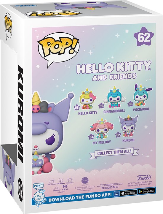 Funko All Pop! Sanrio: Hello Kitty - Kuromi (Lolita) (Exc) - Vinylfiguur om te verzamelen - Cadeau-idee - Officiële Merchandise - Speelgoed voor kinderen en volwassenen - tv-fans - modelfiguur voor