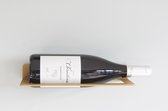STERKSTAEL Dionysos - industriële wijnfleshouder / wijnrek - 1 stuk - GOUD - poedercoating - staal