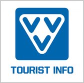 Tourist info sticker 200 x 200 mm