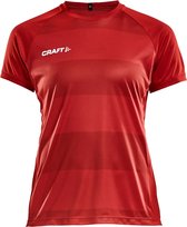 Craft Progress Shirt Korte Mouw Dames - Rood | Maat: S