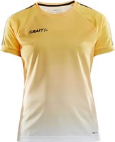 Craft Pro Control Fade Shirt Korte Mouw Dames - Geel | Maat: XL