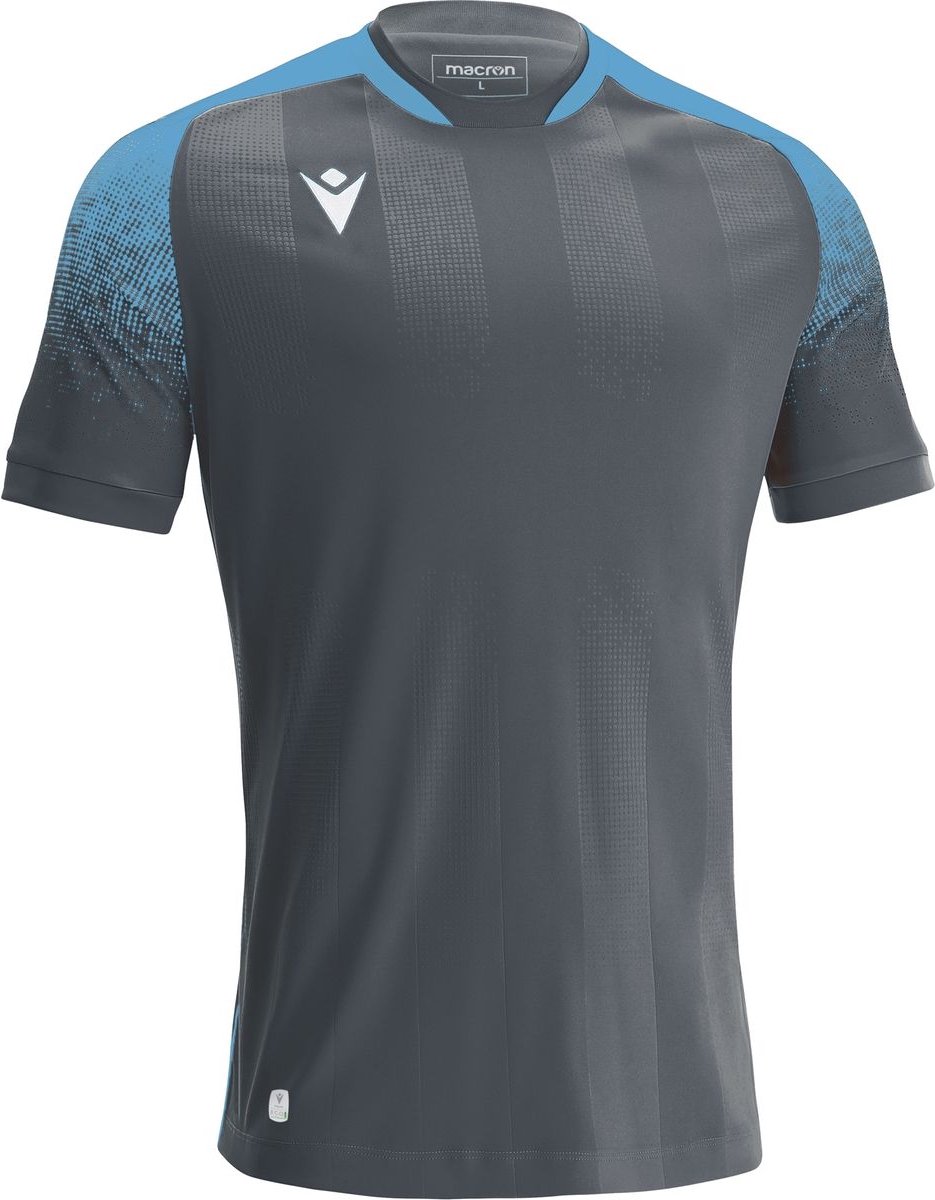 Macron Alioth Shirt Korte Mouw Heren - Antraciet / Columbia | Maat: L