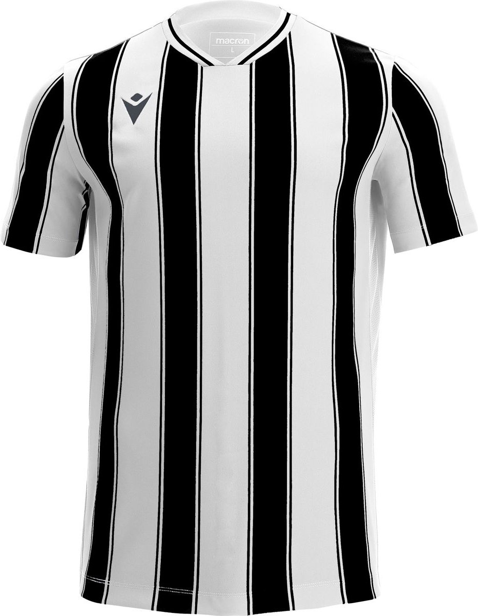 Macron Sceptrum Shirt Korte Mouw Heren - Wit / Zwart | Maat: XXL