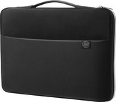 HP Carry Sleeve - Beschermhoes notebook - 15.6 - zwart, zilver - voor OMEN by HP 15; HP 14, 15; ENVY 13; Pavilion 14, 15; Pavilion Gaming 15; Pavilion x360