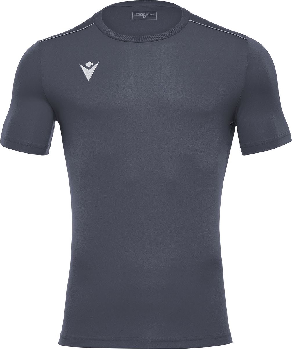 Macron Rigel Hero Shirt Korte Mouw Kinderen - Antraciet | Maat: 152