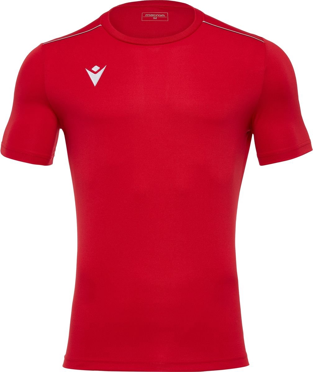 Macron Rigel Hero Shirt Korte Mouw Kinderen - Rood | Maat: 128