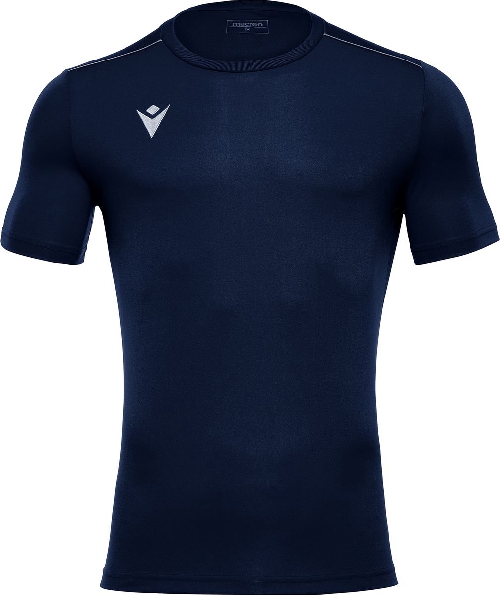 Macron Rigel Hero Shirt Korte Mouw Heren - Marine | Maat: 3XL