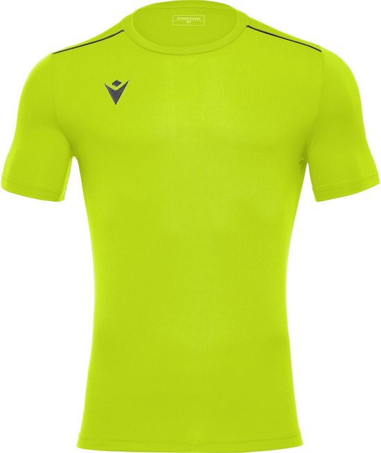 Macron Rigel Hero Shirt Korte Mouw Heren - Fluogeel | Maat: 5XL