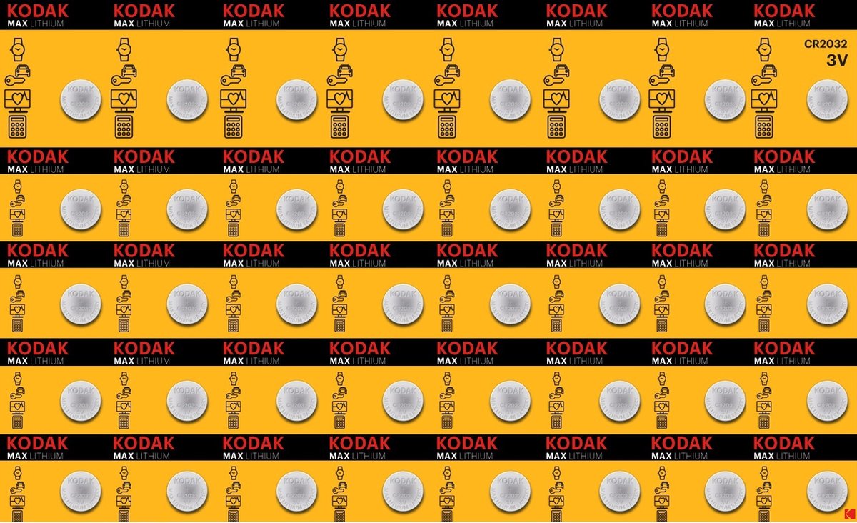 Kodak - Lithium CR2032 Batterij - 40 stuks - Kodak