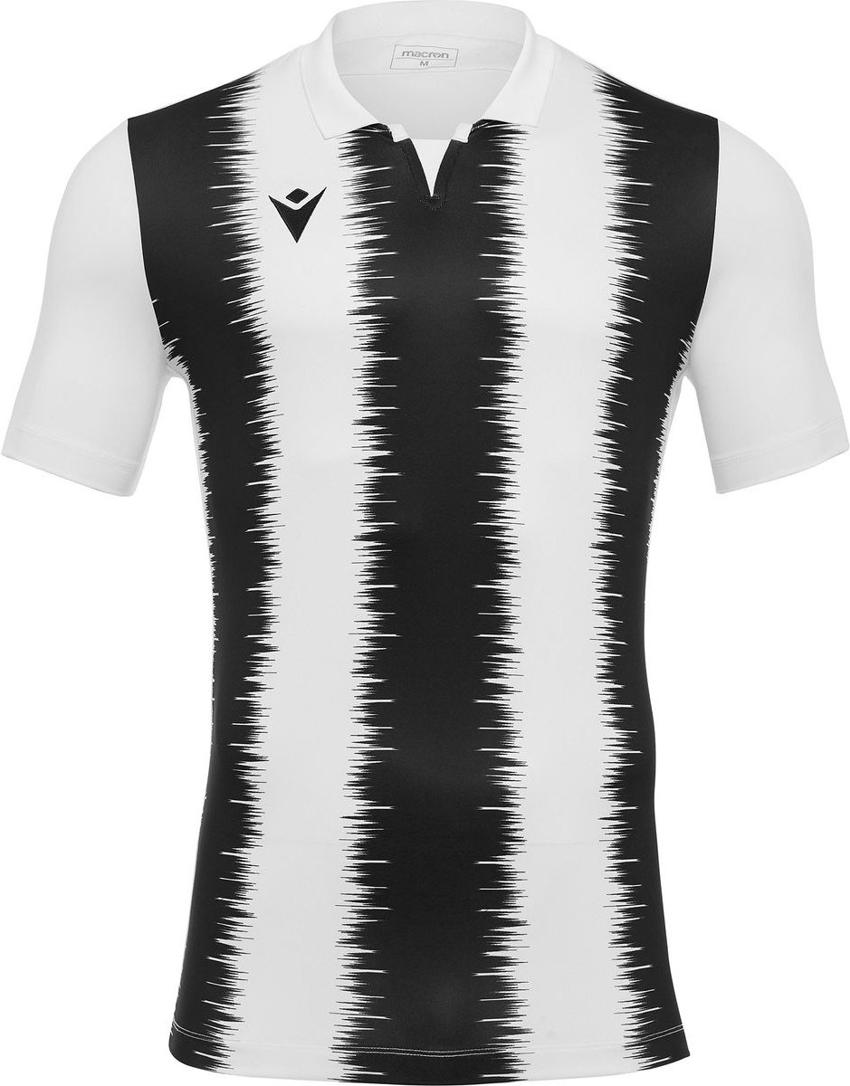 Macron Miram Shirt Korte Mouw Heren - Wit / Zwart | Maat: 3XL