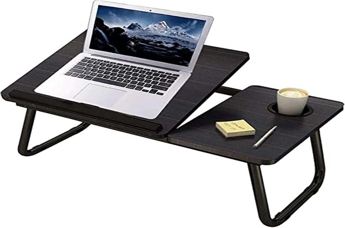 Opvouwbare laptoptafel, laptoptafel, verstelbare laptoptafel voor bed, notebook, bureau, draagbaar notebook, bedplank, multifunctionele laptop tablet