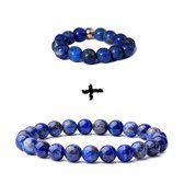 Bixorp Gems Edelstenen Sieraden Set Lapis Lazuli - Armband + Ring
