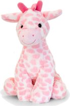 Giraffe (Roze) Pluche Knuffel 30 cm {Giraf Plush Toy | Speelgoed Knuffeldier Knuffelpop voor kinderen baby jongens meisje | Dierenknuffel Dieren Dierentuin Dier}