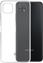 Mobilize Gelly Doorzichtig Telefoonhoesje geschikt voor Samsung Galaxy A22 5G Hoesje Flexibel TPU Backcover - Transparant
