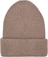 Bold Bamboo kinder muts Frode - 0-4 jaar - 100% fine Italian merino wol - Knit beanie - Hazelnoot