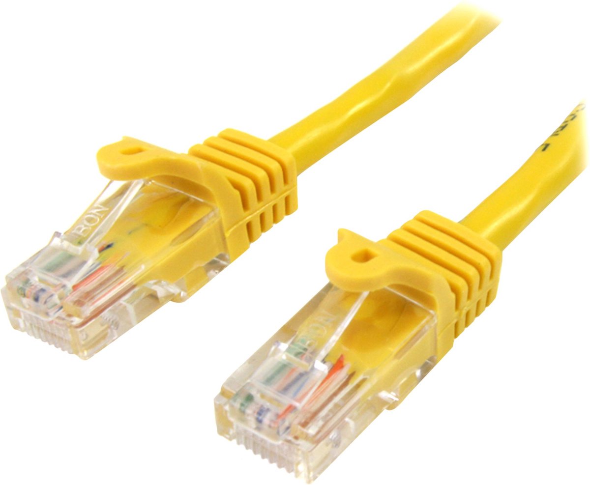 UTP Category 6 Rigid Network Cable Startech 45PAT50CMYL 0,5 m