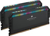 Corsair Dominator Platinum RGB - Geheugen - DDR5 - 32 GB: 2 x 16 GB - 288-PIN - 6000 MHz / PC5-48000 - CL36 - 1.35V - Voor AMD EXPO - Overclock PMIC - zwart