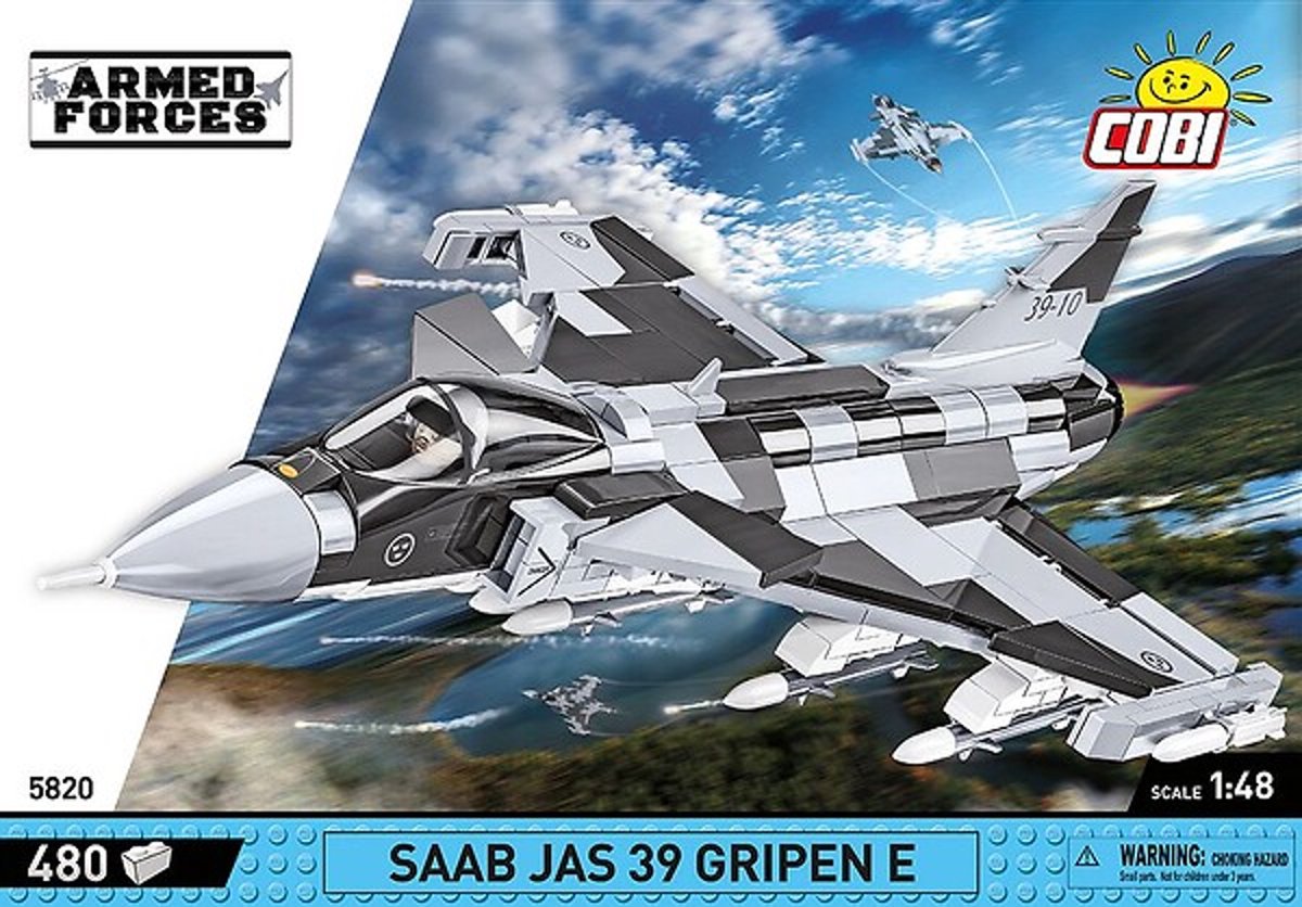 COBI Armed Forces - Saab JAS 39 Gripen E Constructiespeelgoed thumbnail 3