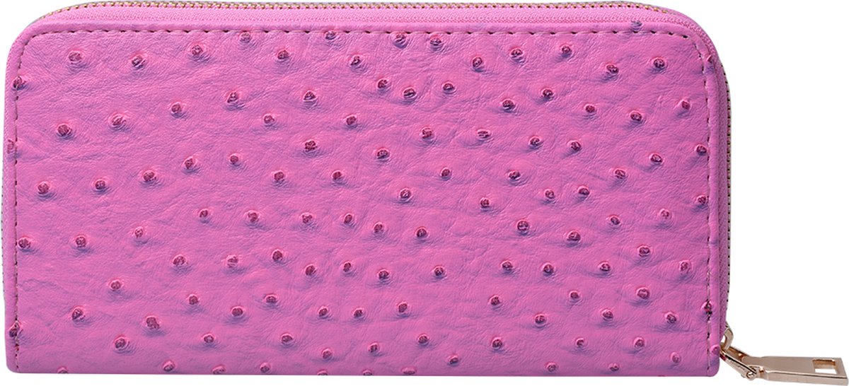 Juleeze Portemonnee 19x9 cm Roze Polyurethaan Stippen