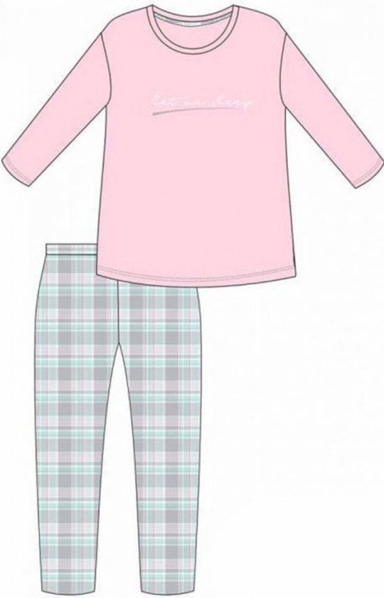 Cornette Dames Pyjama - Lange Mouwen - Lange Broek   Katoen   Cr 671 2015   Jeans Zwaan   S 780770596