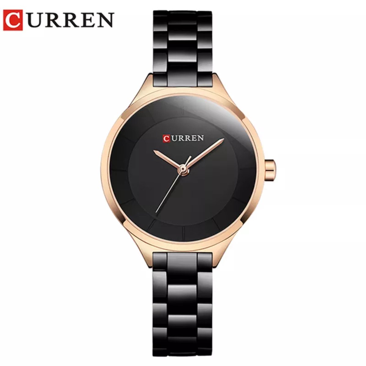 Curren Horloges voor Vrouwen – Luxe Zwart/Goudkleurig Design