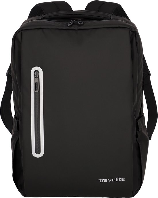 Travelite Basics Boxy Backpack – Black