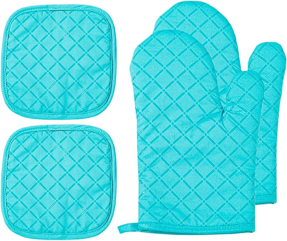 Luxe ovenwanten set – Keukenhulp  Keuken Textiel – Oven Accessiores – Oven Gloves