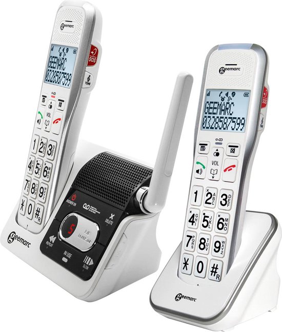 Doro Comfort 1015 duo téléphone répondeur et combiné dect fixe sans fil