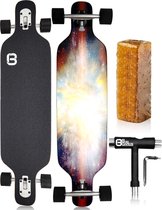 Big Bang Boards® Supernova Longboard – Drop Through Design – Volwassenen – Kinderen – Jongens – Meisjes – Longboard Cruiser – Dropthrough – Longboard – Longboards