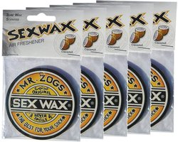 Sexwax - Luchtverfrisser voor Auto - Kokosnoot - 5 Stuks
