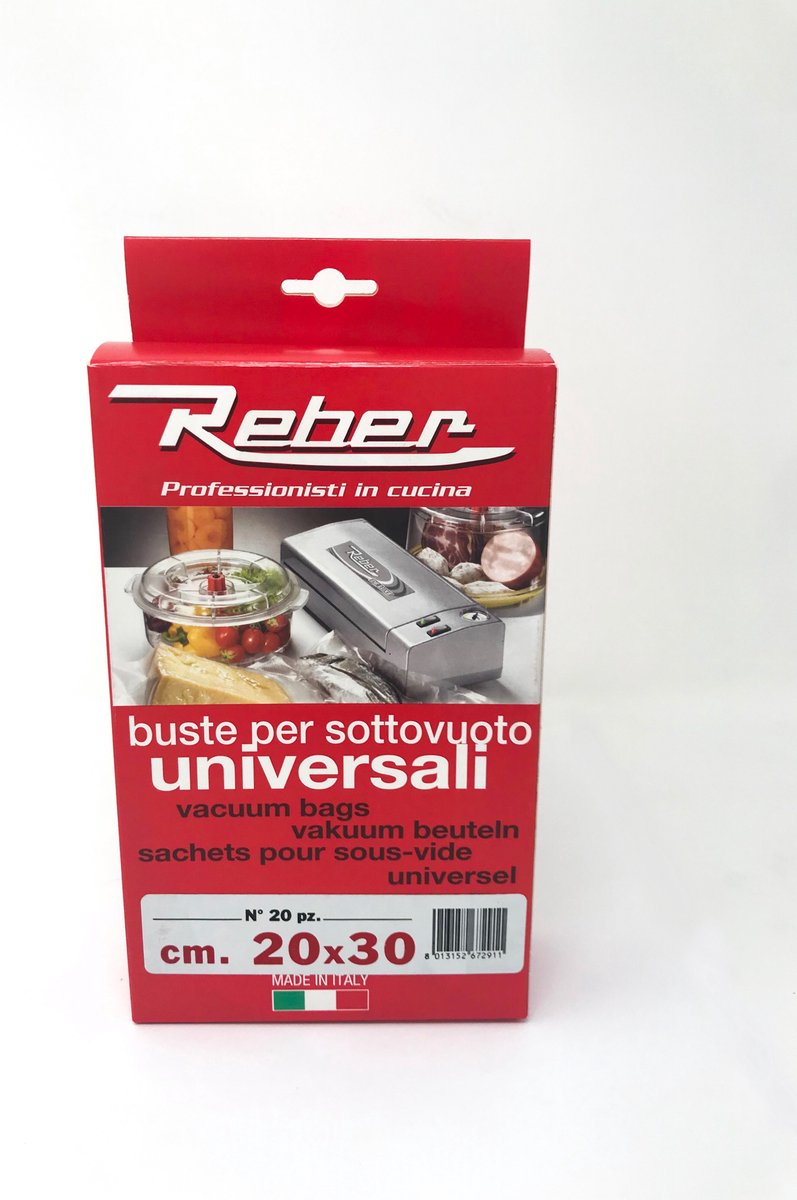 Reber 6729 N vacuum sealer accessoire Zak voor vacuümverpakker