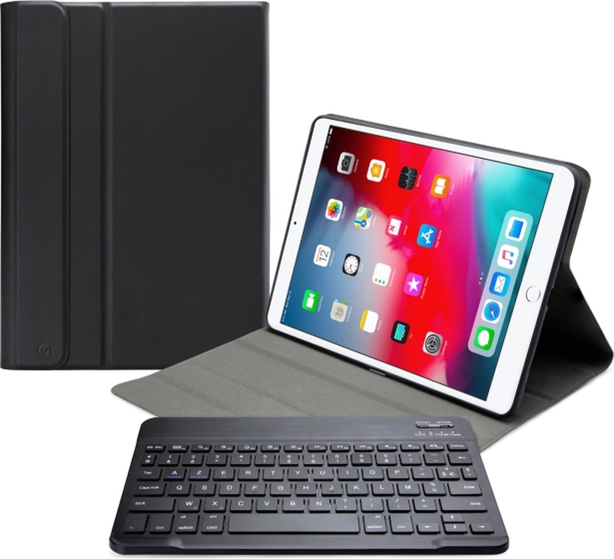 Apple iPad Air 2 9.7 (2014) Hoes - Mobilize - Detachable Keyboard Serie - Kunstlederen Bookcase - Zwart - Hoes Geschikt Voor Apple iPad Air 2 9.7 (2014)