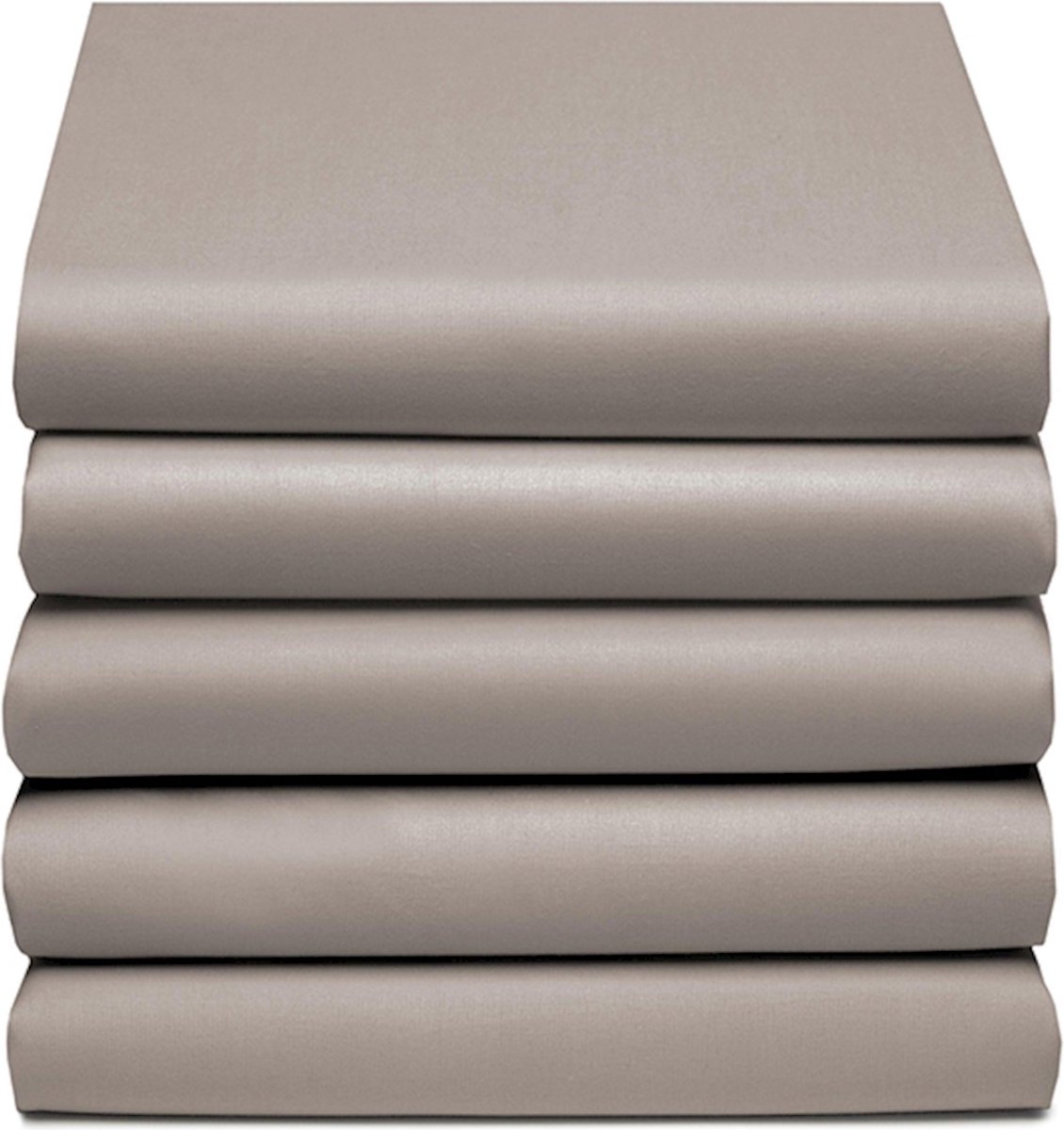 Cinderella Weekend - Topper hoeslaken (tot 15 cm) - Katoen - 180x210 cm - Taupe