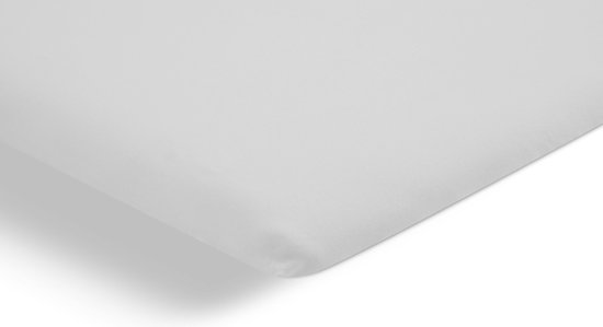 Beter Bed Select Hoeslaken Jersey voor topper - 70/80/90 x 200/210/220 cm - Wit