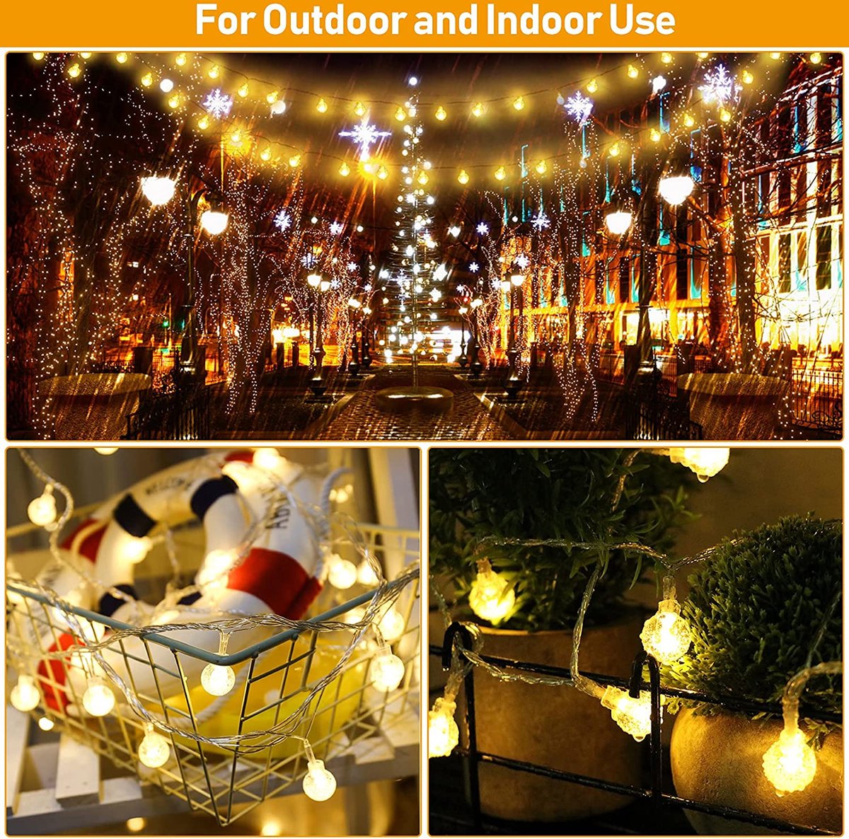 Kerstverlichting buiten kerstdecoratie buiten premium kwaliteit