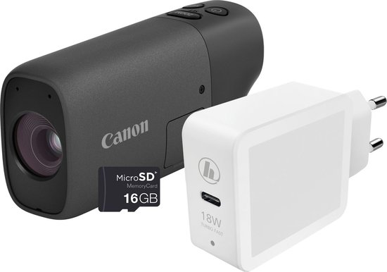Canon Powershot Zoom Essential Kit - Compactcamera - Zwart | bol
