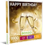 Bongo Bon - Happy Birthday Cadeaubon - Cadeaukaart cadeau voor man of vrouw | 9900 activiteiten voor groot en klein: cultuur, plezier, sportief en meer