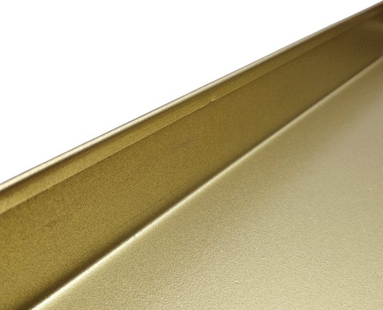 Indore Home - Metalen Dienblad - Goud - Vierkant - 60 x 60cm | bol.com