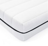 Matras - 180x200 - 7 zones - koudschuim - premium plus tijk - 15 cm hoog - Zacht