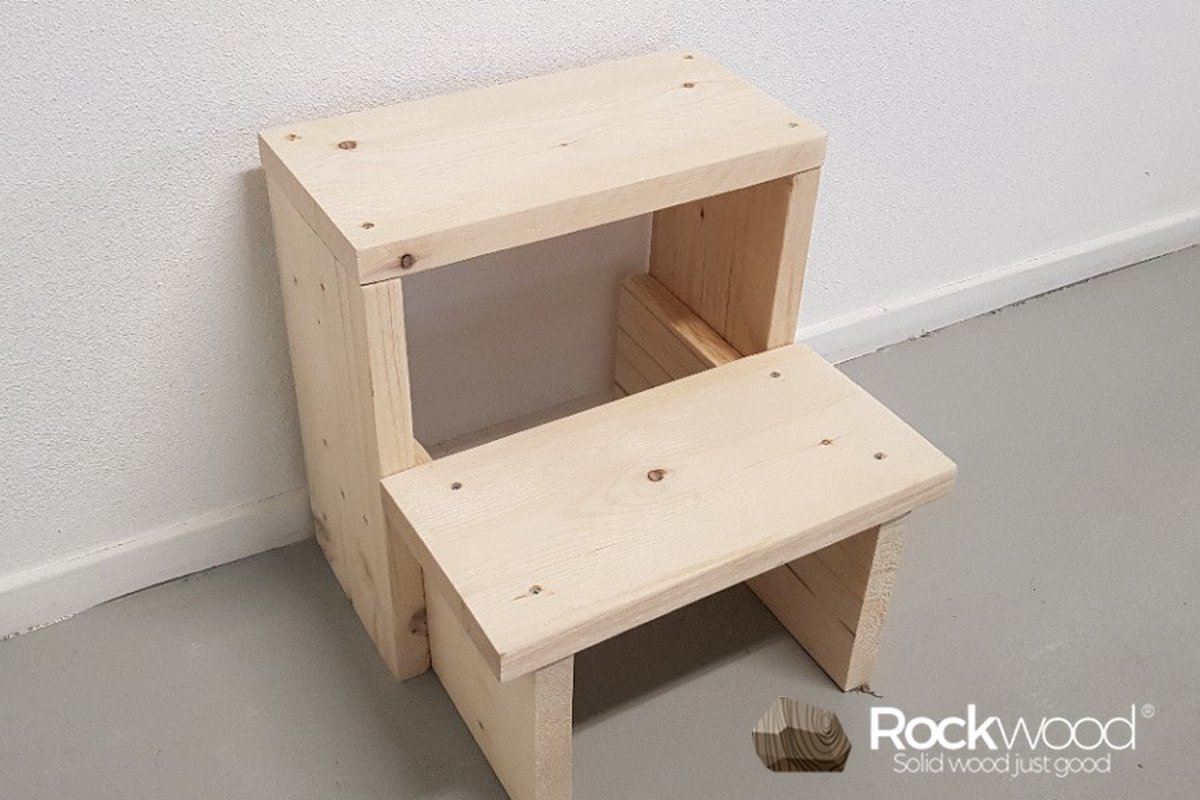 Rockwood® Kajuitbed Trapje naturel onbehandeld