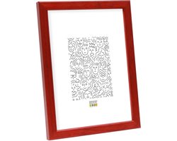 Deknudt Frames fotolijst S41JL4 - hout - rood - foto: 21x29,7 cm (A4)