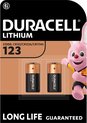 De Duracell High Power Lithium 123-batterij 3V (CR123 / CR123A / CR17345) - 2 stuks